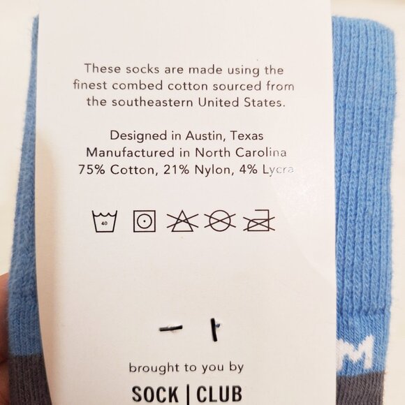 SOCK CLUB REDTEAM Cyber security Novelty Crew Socks,  Tech  Gray/Blue - Picture 7 of 7